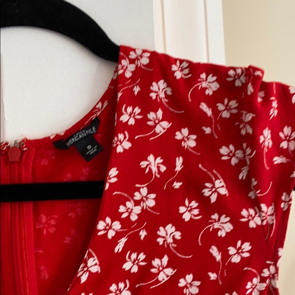J.Crew Red Ruffle Dress - Picture 5 of 5